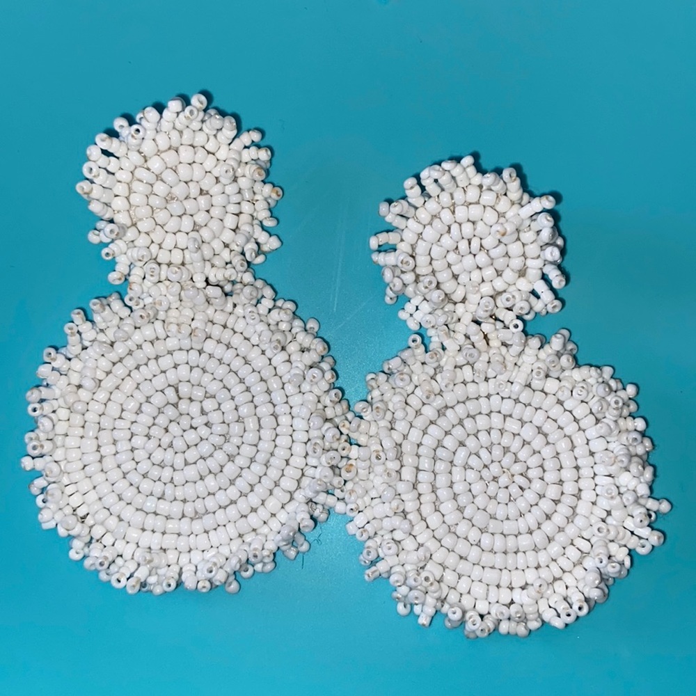 Baublebar Rianne White Beaded Earrings